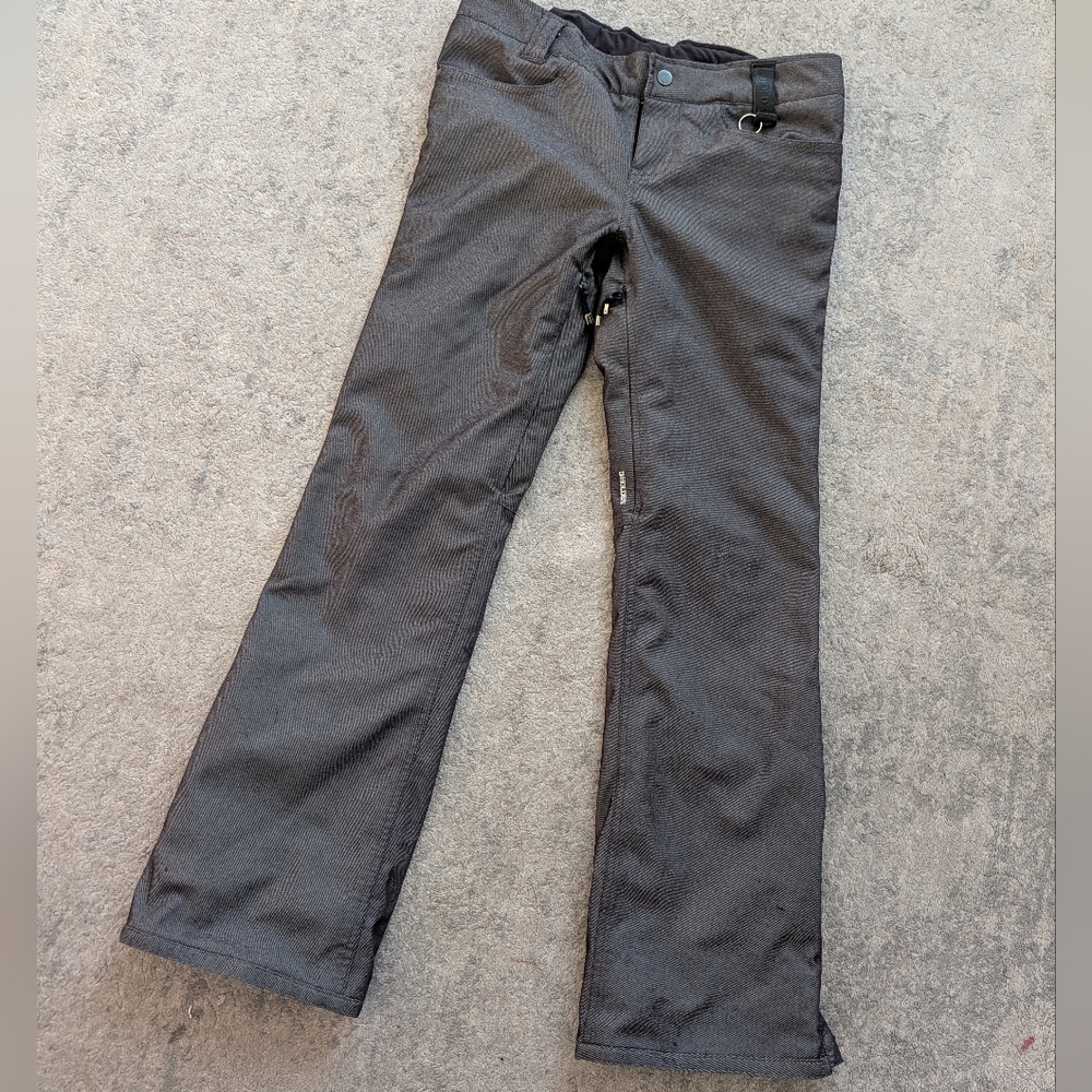 Women's Size Medium Holden Metalic Grey Ski Snowboard Snow Pants Winter Fitted